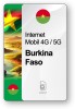 ESIM Internet Burkina Faso, valabil 30 zile, trafic 5 GB