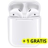 Casti Wireless EVO Buds, Bluetooth 5.0, Microfon, Touch, Inpods 12, Stereo/Mono, Dock Incarcare, Autonomie 3h, Alb