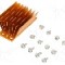 Radiator extrudat, aluminiu, 58mm x 23mm, auriu, Advanced Thermal Solutions - ATS-1181-C1-R0