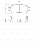 BOSCH 0 986 424 535 set placute frana disc