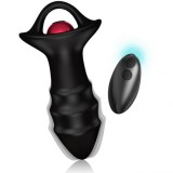 Armony Kylin Vibrator pentru degete și plug anal cu control remot Negru, ARMONY ANAL