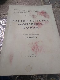 F. Personalitatea Profesorului Rom&amp;acirc;nă I C. Petrescu 1939 foto