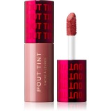 Makeup Revolution Pout Tint lip gloss cu efect de hidratare culoare Nude Dreams 3 ml