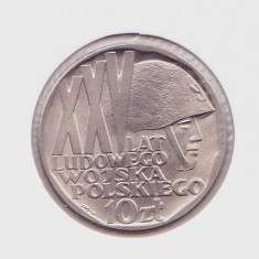 Moneda Polonia 10 Zloti 1968 - KM#60 UNC ( comemorativa )