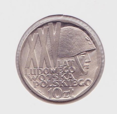 Moneda Polonia 10 Zloti 1968 - KM#60 UNC ( comemorativa ) foto