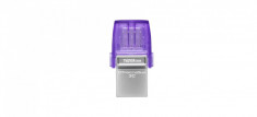 USB Flash Drive Kingston 128GB DT MicroDuo, USB 3.0, micro USB 3C foto