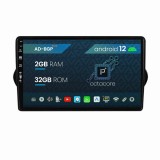 Navigatie Fiat Tipo (2015-2021), Android 12, P-Octacore 2GB RAM + 32GB ROM, 9 Inch - AD-BGP9002+AD-BGRKIT360