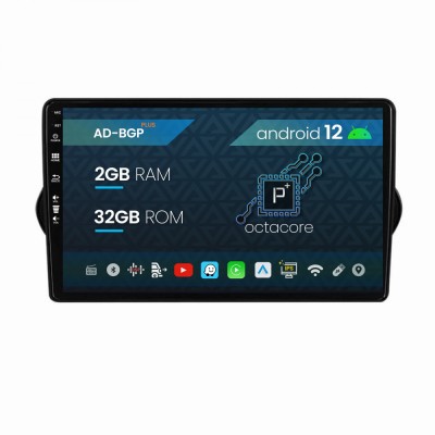 Navigatie Fiat Tipo (2015-2021), Android 12, P-Octacore 2GB RAM + 32GB ROM, 9 Inch - AD-BGP9002+AD-BGRKIT360 foto