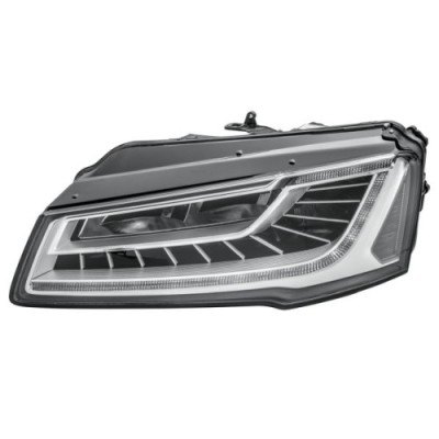 Far Audi A8, 11.20, partea Stanga, cu sistem iluminat in curba; cu lumina timp de zi tip LED; LED; electric; fara motor; fara unitate control LED, foto