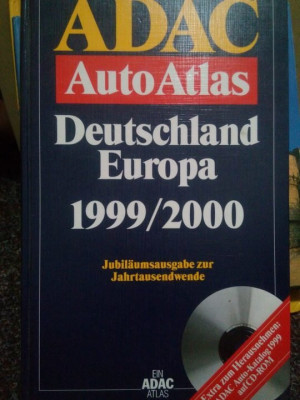 ADAC AUTO ATLAS DEUTSCHLAND EUROPA 1999/2000 (1999) foto