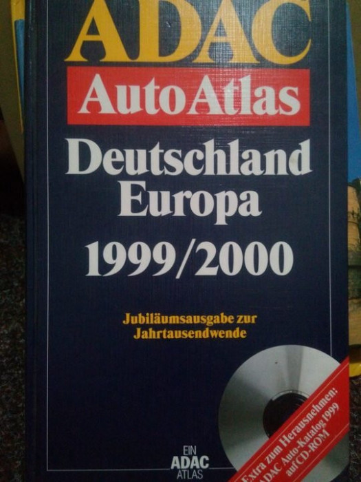 ADAC AUTO ATLAS DEUTSCHLAND EUROPA 1999/2000 (1999)