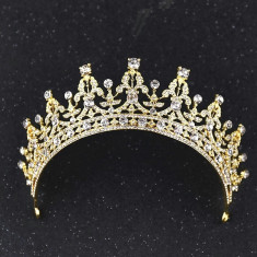 Diadema/tiara/coronita aurie foto