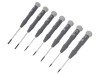 Set 7 Surubelnite Precizie Imbus HEX C.K Xonic XM T4874X, Capete Innegrire, Maner Rotitor
