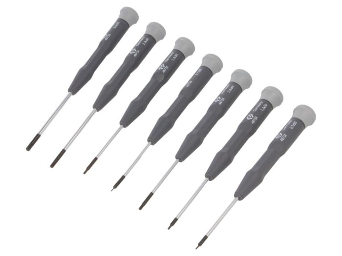 Set Șurubelnițe Precizie Imbus HEX