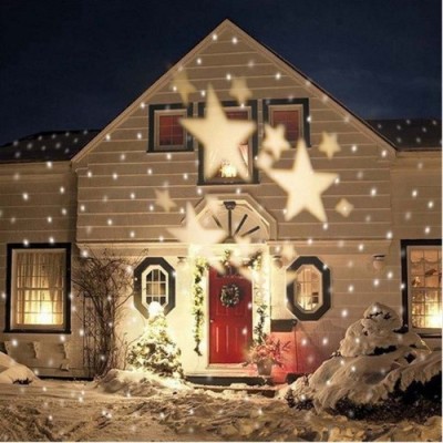 Proiector led decorativ exterior star foto