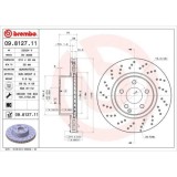 Set discuri frana Mercedes S-Class (W220), S 280 (220.063, 220.163), S 320 (220.065, 220.165), S 350 (220.067, 220.167), punte fata, 312x28, ventilat