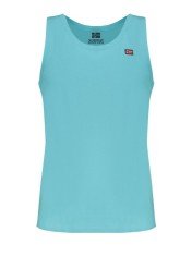 Maiou barbati, cu imprimeu cu logo, Regular fit, Azur, M