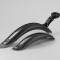 Set 2 aparatori roti biciclete, Simpla KIDO CHOPPER SDE 20&quot;, culoare negru/titan Cod:B323