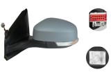 Oglinda exterioara Ford Mondeo, 2010-2015, Stanga, reglare electrica; grunduit; incalzita; geam asferic; cromat; cu semnalizare; cu lampa perimetru