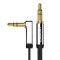 Ugreen AUX Cablu dreptunghiular plat cu mini-jack de 3,5 mm AUX de 2 m - argintiu (10599)