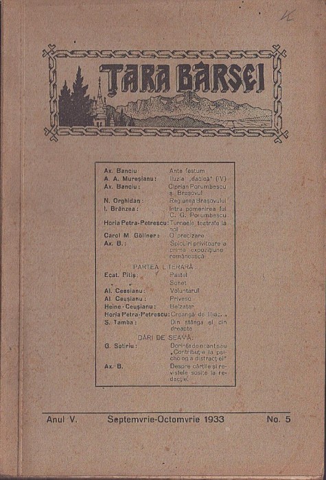 C8372N Țara B&acirc;rsei, 5/1933