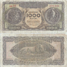 1953 ( 1 XI ) , 1,000 drachmai ( P-326b ) - Grecia