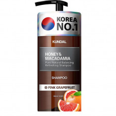 Sampon Hipoalergenic Natural si Extra Hidratant cu Miere si Macadamia Pink Grapefruit 500 mililitri Kundal foto