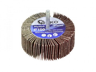 Roata abraziva 80x30X6 P100, GEKO G78763 foto