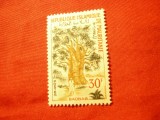 Timbru Mauritania 1967 - Flora - Baobab , 30fr. ,sarniera