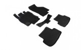 Covorase Cauciuc Premium Stil Tavita Audi A3 8V (2012-2019) Seintex - Fara Miros, Bordura 3cm, Negru Carbon