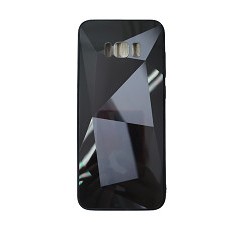 Husa silicon si acril cu textura diamant Samsung Galaxy S8+ ; S8 Plus , Negru
