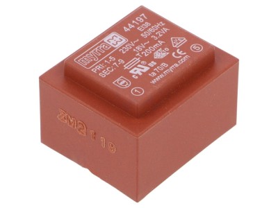 Transformator &amp;icirc;ncapsulat 3,2VA 230V 18V foto