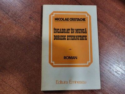 Incadrat in munca,doresc eternitate de Nicolae Cristache foto