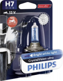 Cumpara ieftin Bec Halogen Moto H7 Philips CrystalVision Ultra Moto 12V, 55W