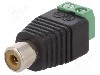 Conector RCA, {{Subtip conector}}, {{Producator}} - RCA-F-TB foto