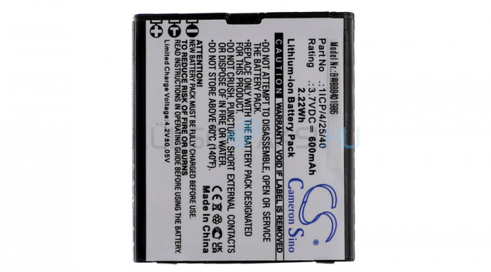 Senior Baterie de telefon mobil VHBW Bea-fon 1ICP/4/25/40 - 600mAh, 3.7V, Li-ion