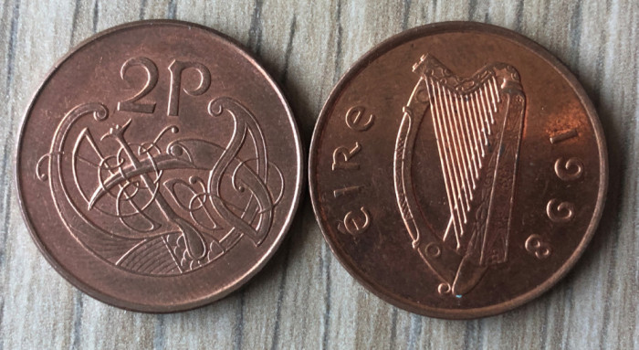 Irlanda 2 pence 1998