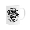 Cana alba personalizata &quot;Always drink good beer with good friends&quot;, INOVATIX&reg;. 330ml, Oem
