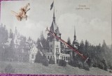 Carte postala, Sinaia, Castelul Peles, 1914