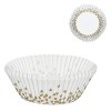 Forme Copt Hartie Buline Aurii, 10.5cm, Set 100 Bucati - Briose, Cupcakes, Prajituri