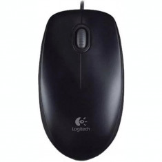 MOUSE cu fir LOGITECH B100 negru 910-003357 foto