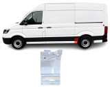 Segment reparatie aripa spate MAN TGE, 11.2016-, VW CRAFTER, 02.2017-, partea stanga, KLOKKERHOLM, metal galvanizat; cu gauri ornament; in fata rotii