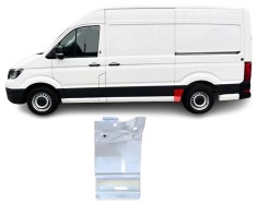 Segment reparatie aripa spate MAN TGE, 11.2016-, VW CRAFTER, 02.2017-, partea stanga, KLOKKERHOLM, metal galvanizat; cu gauri ornament; in fata rotii