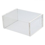 Cutie Depozitare Pantofi, Model Transparent, Dimensiuni 33.4x23x14.5cm, Stivuibilă, Plastic, Oem