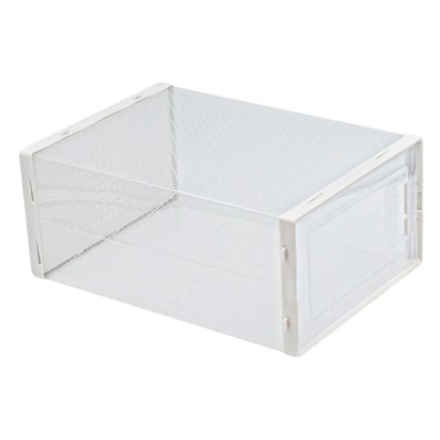 Cutie Depozitare Pantofi, Model Transparent, Material Plastic, Dimensiuni 35x25x19.2cm foto