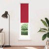 VidaXL Jaluzea cu role opace Roșu 40x210 cm lățime material 35,7 cm