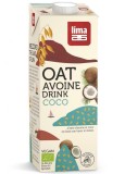 Bautura vegetala de ovaz cu cocos bio 1l Lima