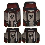 Covorașe Auto Peugeot &ndash; Design Sport Bordo/Negru | Universal, PVC