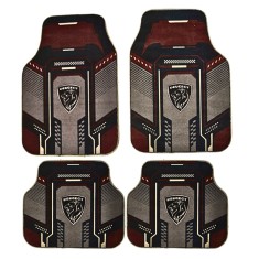 Covorașe Auto Peugeot &ndash; Design Sport Bordo/Negru | Universal