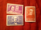 Serie mica Franta 1939 - pt someri intelectuali 3 val. (din 4val)